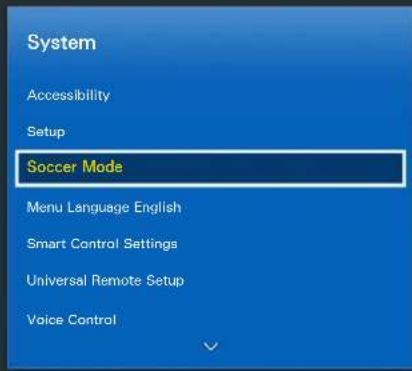 SAMSUNG UA40H5570AU - Activating Soccer Mode - 1