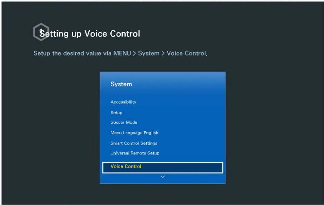 SAMSUNG UA40H5570AU - Using Voice Control - 1