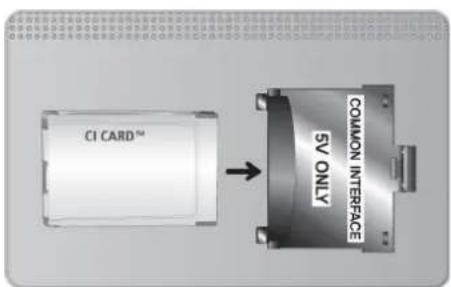 SAMSUNG UE49N5540AU - Connecting the "CI or CI+ Card" via COMMON INTERFACE slot with the CI CARD Adapter - 2
