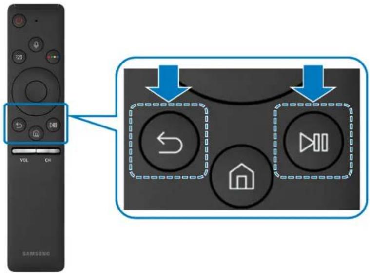 SAMSUNG UE55M6550AU - Connecting to the Samsung Smart Remote - 1