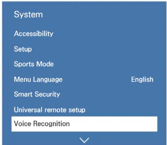 SAMSUNG UE48JU6690U - Setting up Voice Recognition - 1