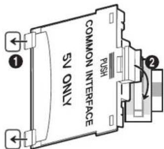 SAMSUNG UE48JU6690U - Connecting the “CI or CI+ Card” via COMMON INTERFACE slot with the CI CARD Adapter - 1