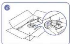 SAMSUNG C27FG73FQW - Assembling the Stand base (C\*FG70\* model only) - 6