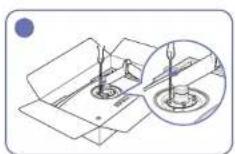 SAMSUNG C27FG73FQW - Assembling the Stand base (C\*FG70\* model only) - 3