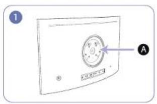 SAMSUNG C27FG73FQW - Attaching the BRACKET WALL - 1