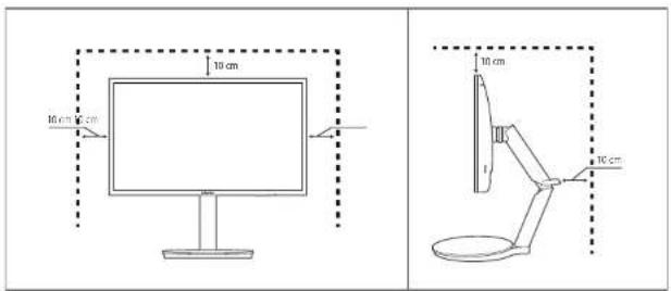 SAMSUNG C27FG73FQW - Securing the Installation Space - 1