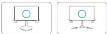 SAMSUNG C27FG73FQW - Precautions for moving the monitor - 1