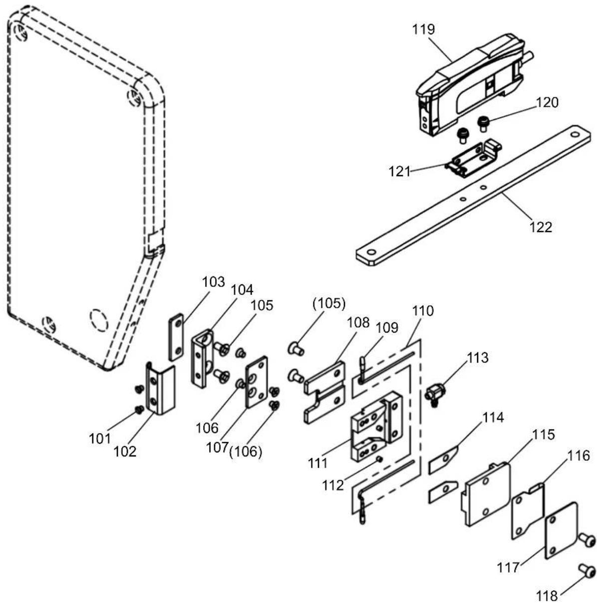 JUKI MP-J25-AD - 1-1. Abnormal stitch detector parts, Fiber amp parts - 1