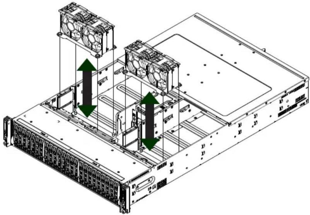 Supermicro SuperServer 2028TP-DC1TR - Changing a System Fan - 1
