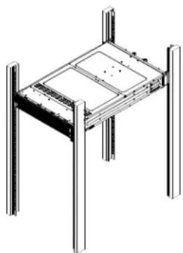 Supermicro SuperServer 6029TP-HC1R - Installing the Chassis into a Rack - 2