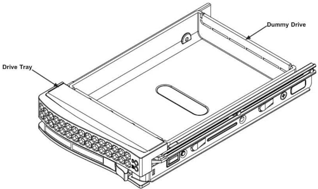 Supermicro SuperServer 6029TP-HC1R - Installing a Drive into the Hard Drive Tray - 1