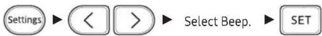 SAMSUNG AR18MCFHDWKYFE - Beep sound function - 1