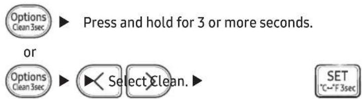 SAMSUNG AR18CY5APWKXNA - Deactivating Auto clean - 1