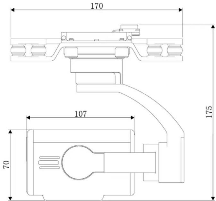 Dahua Technology UAV-GA-V-2030U - Product Dimensions - 4