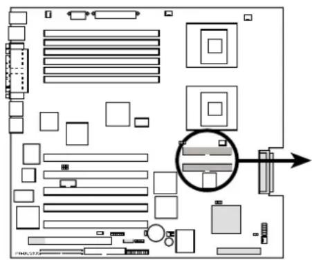 ASUS AP1700 - IDE connectors (two 40-1 pin PRI\_IDE/SEC\_IDE) - 2