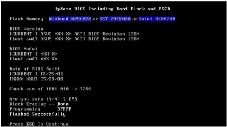 ASUS AP1700 - Updating the BIOS - 4