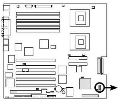 ASUS AP1700 - USB header (10-1 pin USB2) - 1
