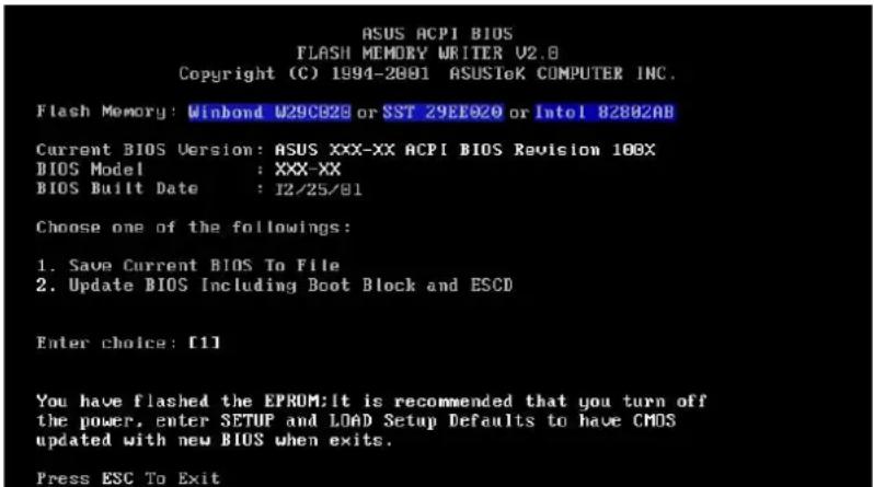 ASUS AP1700 - Updating the BIOS - 5