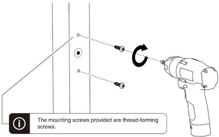 WindFall H517-BG - Form Mounting Hole Threads - 3