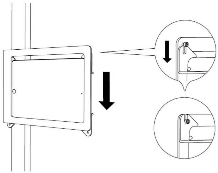 WindFall H517-BG - Slide Front Bezel Onto Mounting Bracket - 1