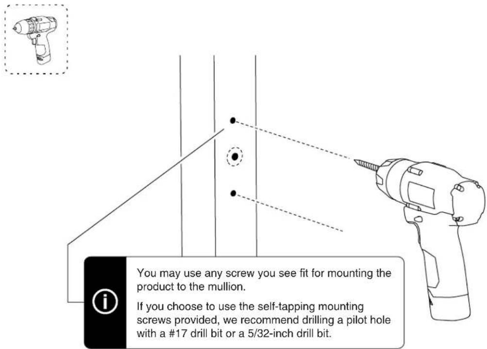 WindFall H517-BG - Drill Mounting Holes - 1