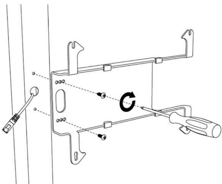 WindFall H517-BG - Faster Mounting Bracket to mullion - 3