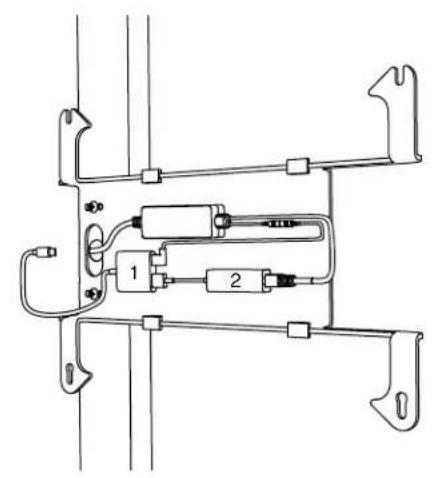 WindFall H517-BG - Faster Mounting Bracket to mullion - 7