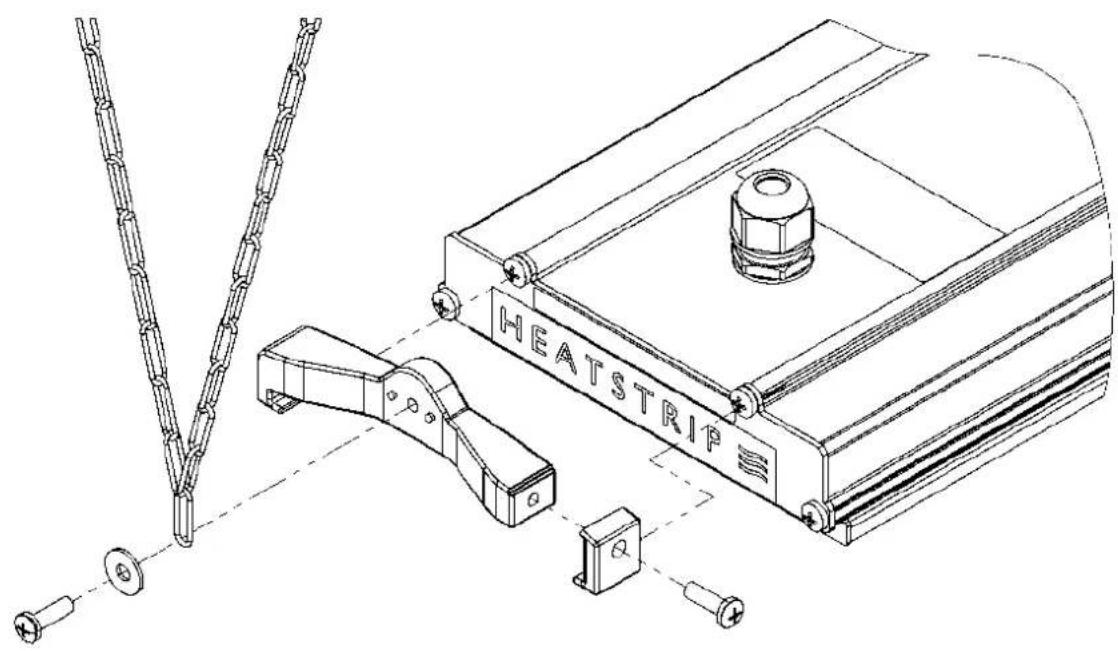 Heatstrip THH 3200AR - Suspension mount bracket - 1
