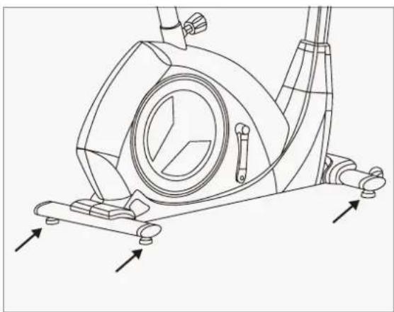LifeSpan EXER-80 - How to Level The Exercise Bike - 1
