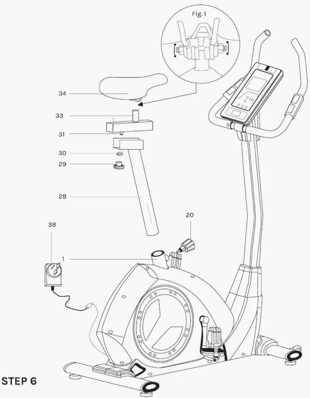Fig.1 34 33 31 30 29 28 38 1 20 STEP 6
