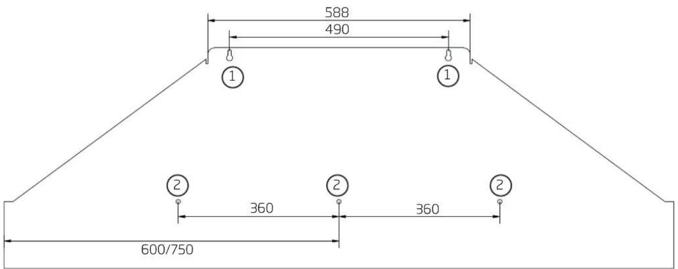 Schweigen CL8912BS - CL8912S and CL8915S Wall Mount Installation (all colour variants) - 1