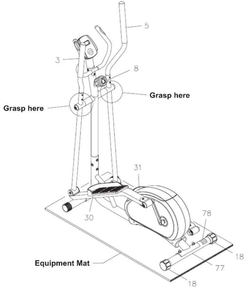 Stamina Avari E090 - SET UP INSTRUCTIONS - 1