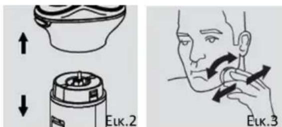Izzy Shaving Set 8in1 SK-100 - Ευριστική Κεφαλή - 1