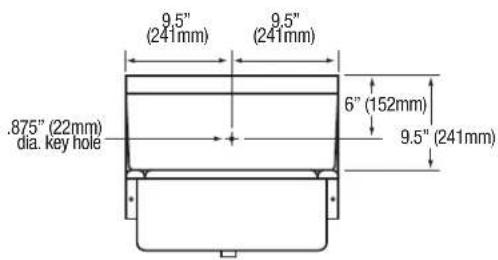 Sani-Lav 507L - HANDS-FREE WALL MOUNT SINK - 3