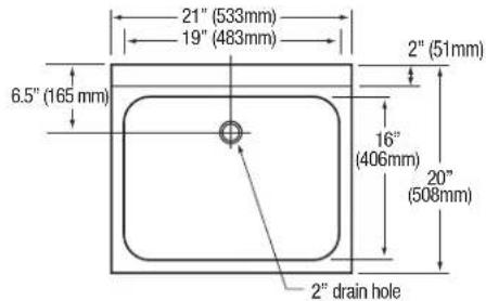 Sani-Lav 521FL - FLOOR MOUNT SINK - 1