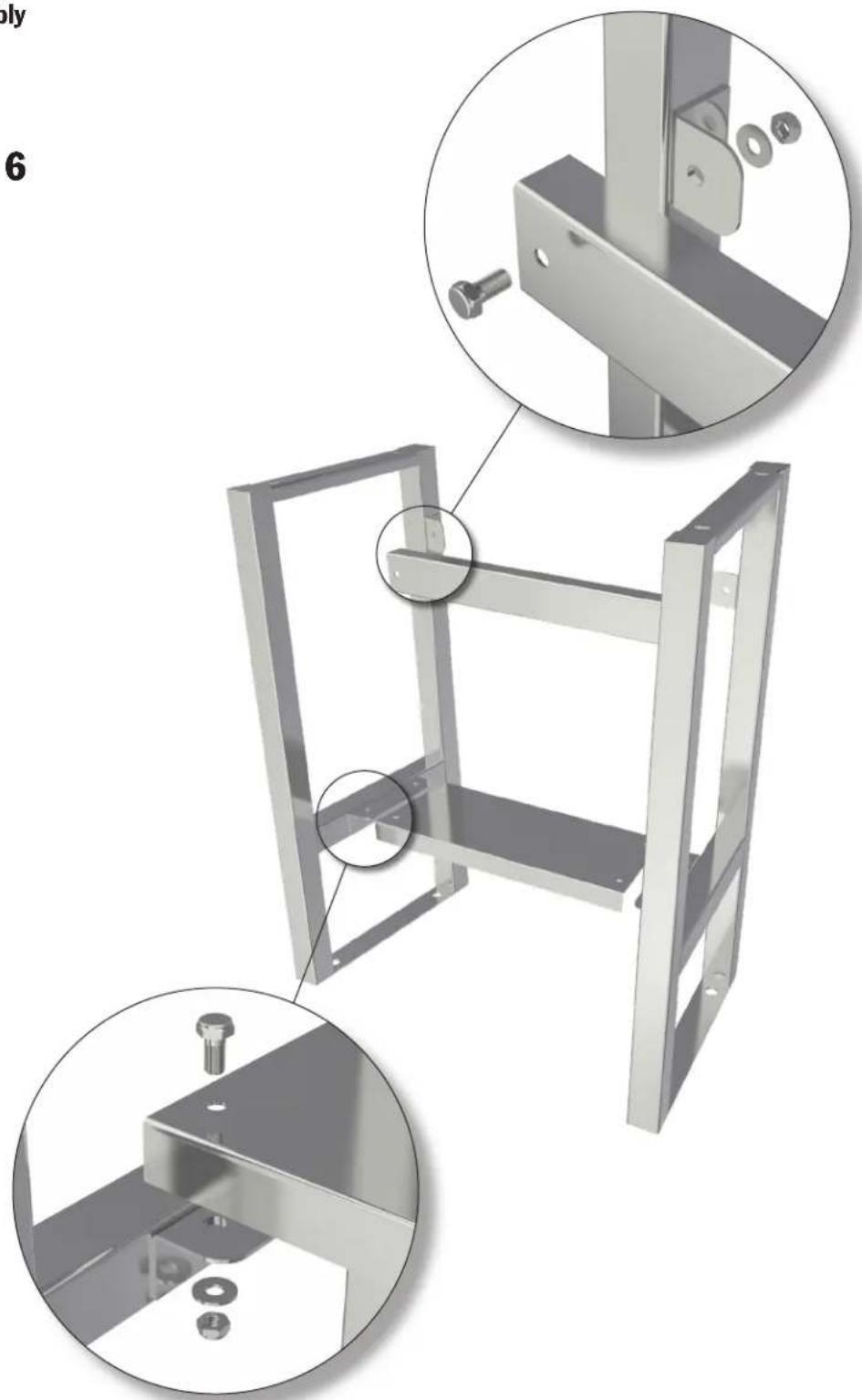 Sani-Lav 725FK1 - HANDS-FREE FLOOR MOUNT SINK - 9