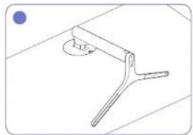 SAMSUNG U28H750UQI - Attaching the Stand (U32H750UM\* / U32H850UM\*) - 2