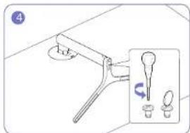 SAMSUNG U28H750UQI - Removing the Stand (U32H750UM\* / U32H850UM\*) - 4
