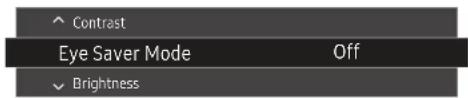 SAMSUNG U28H750UQI - Configuring Eye Saver Mode, Brightness and Contrast from the Initial Screen - 1