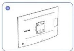 SAMSUNG U28H750UQI - Installing a Wall-mount Kit or Desktop Stand (U32H750UM\* / U32H850UM\*) - 4