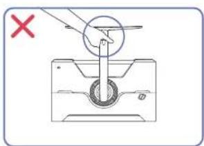 SAMSUNG S32AG322NI - Precautions for moving the product - 3