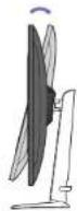 SAMSUNG S32AG322NI - Adjusting the Product Tilt and Height - 2