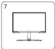 SAMSUNG S32AG322NI - Attaching the Stand - 8