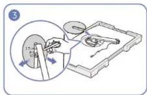 SAMSUNG C32H711QEI - Removing the Stand - 3