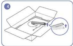 SAMSUNG C32H711QEI - Attaching the Stand - 4