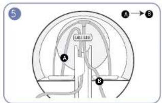SAMSUNG C32H711QEI - Tidying Up the Connected Cables - 7