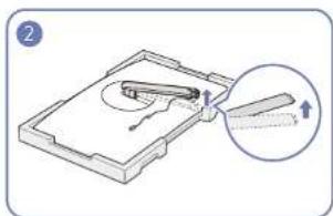 SAMSUNG C32H711QEI - Removing the Stand - 2