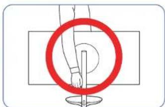 SAMSUNG C32H711QEI - Precautions for moving the monitor - 4