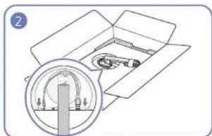 SAMSUNG C32H711QEI - Attaching the Stand - 2
