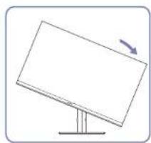 SAMSUNG S24A400UJI - Rotating the Product - 4